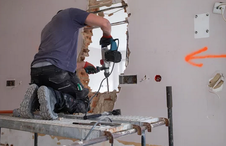Brick Interior Wall Demolition
